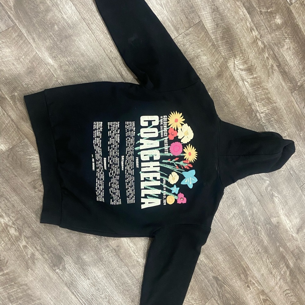 Black Graphic Hoodie